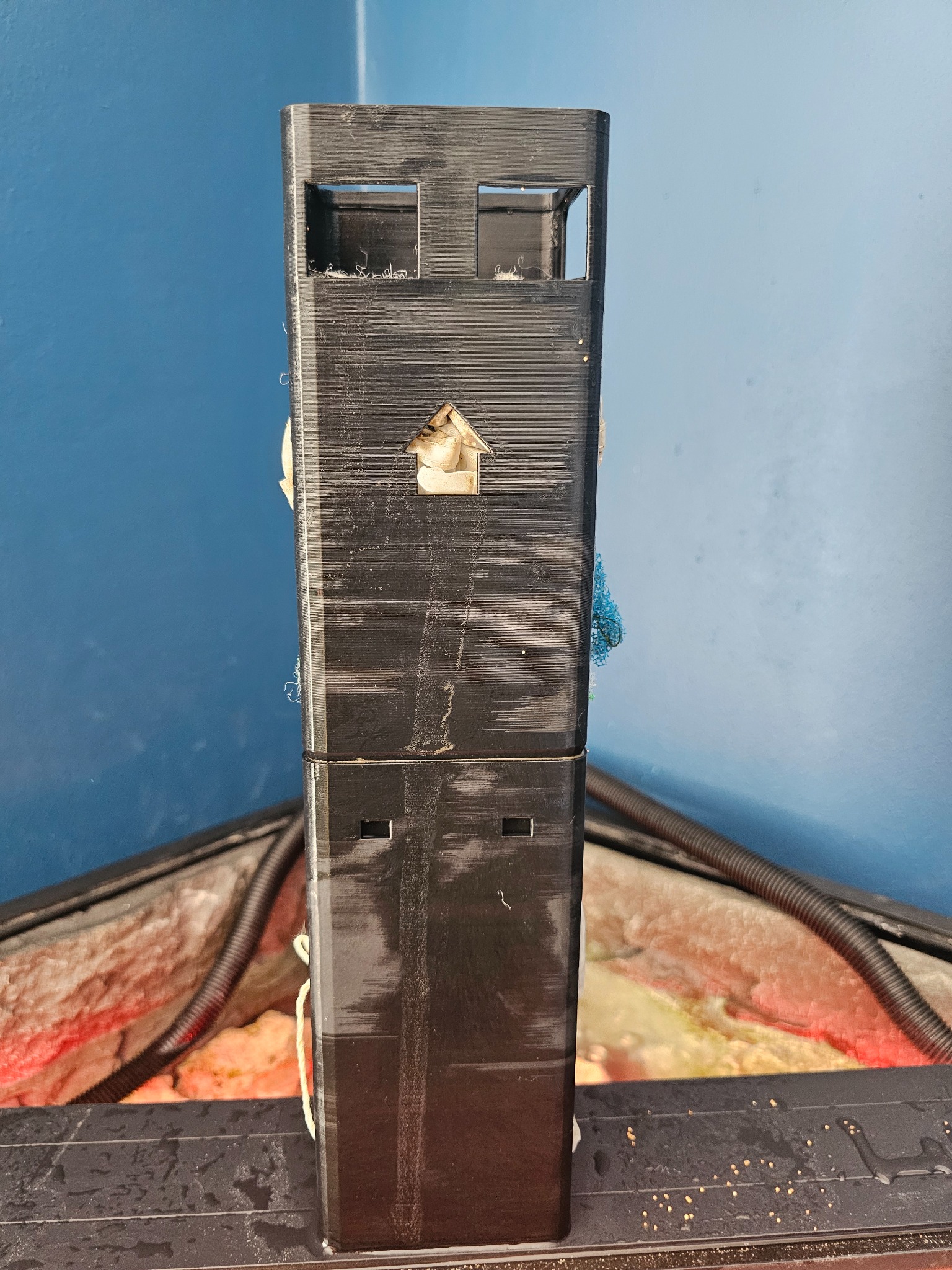 Front exterior of the Bioflow prototype after seven days in use